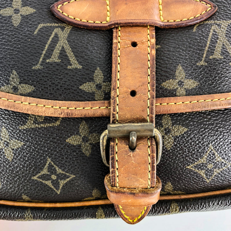 Authentic Vintage Louis Vuitton Saumur 30 Monogram – SergiosCollection