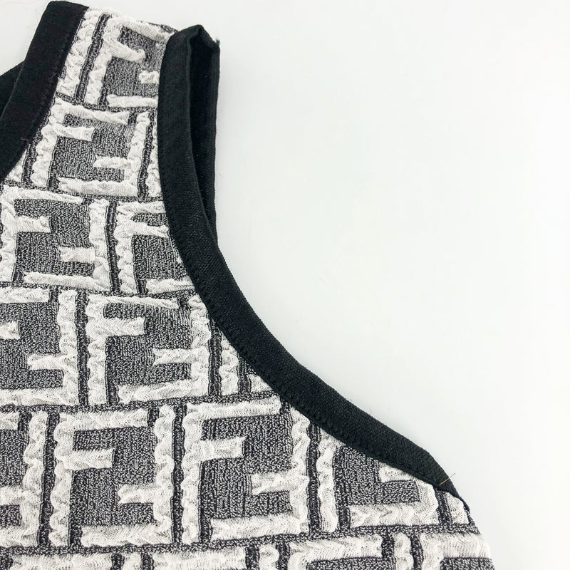 Zucca Pattern Sleeveless Dress