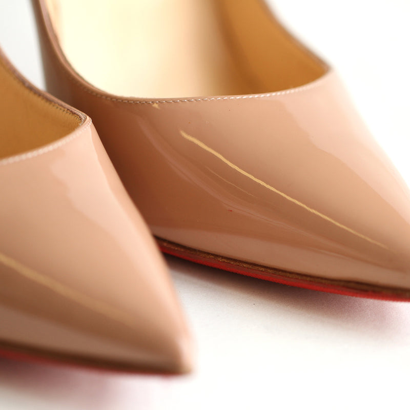 So Kate in Patent Nude 120mm