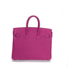 Birkin 25 in Rouge Pourpre Togo Leather with Palladium Hardware