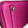 Birkin 25 in Rouge Pourpre Togo Leather with Palladium Hardware