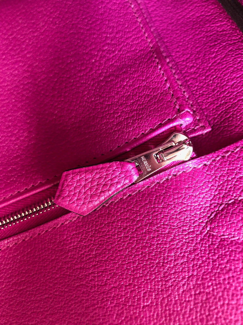 A ROUGE DE COEUR TOGO LEATHER BIRKIN 25 WITH PALLADIUM HARDWARE, HERMÈS,  2019