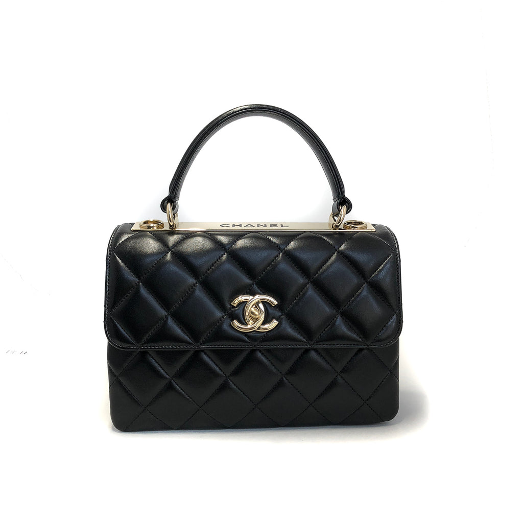 Small Trendy CC in Lambskin Leather with GHW