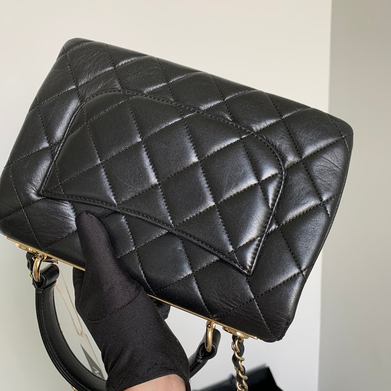 Small Trendy CC in Lambskin Leather with GHW