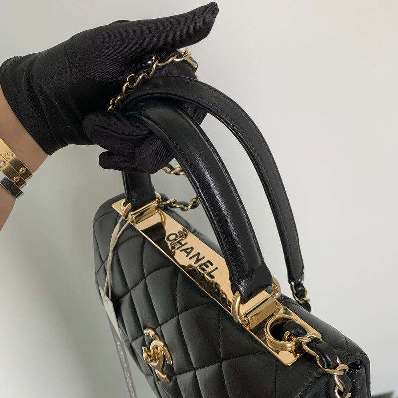 Small Trendy CC in Lambskin Leather with GHW