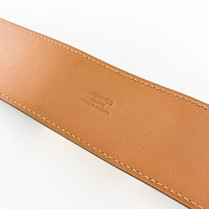 Collier De Chien Black Leather Belt GHW Stamp R