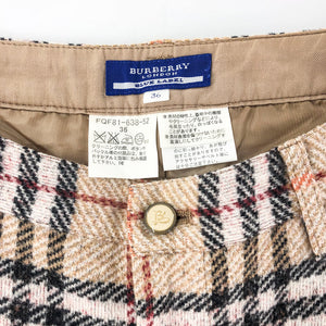 Vintage Burberry Blue Label Plaid Shorts (size 28)