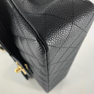 Small Caviar Double Flap GHW