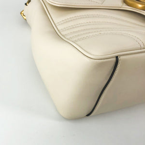 GG Marmont Chevron Top Handle Bag