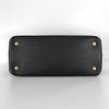 Saffiano Single-Zip Galleria Medium Tote in Black with GHW