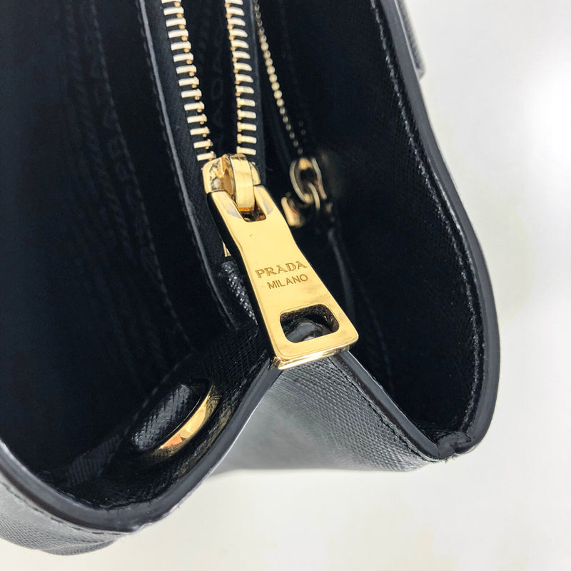 Prada Black Medium Galleria Saffiano Tote (RRP £3,100) – Addicted