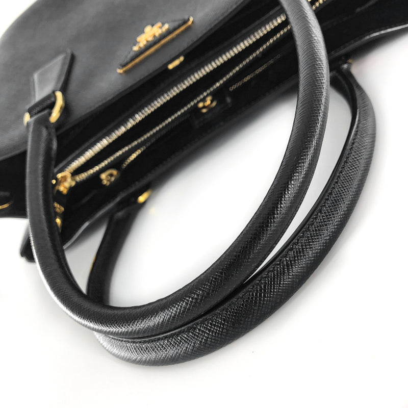 Prada Black Saffiano Leather Open Galleria Tote at 1stDibs  prada tote bags,  prada saffiano leather tote, most iconic prada bags