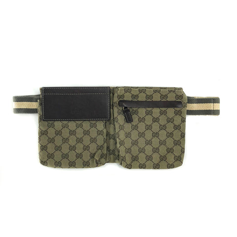 Unisex Vintage Gucci Monogram Belt Bag Bag Religion