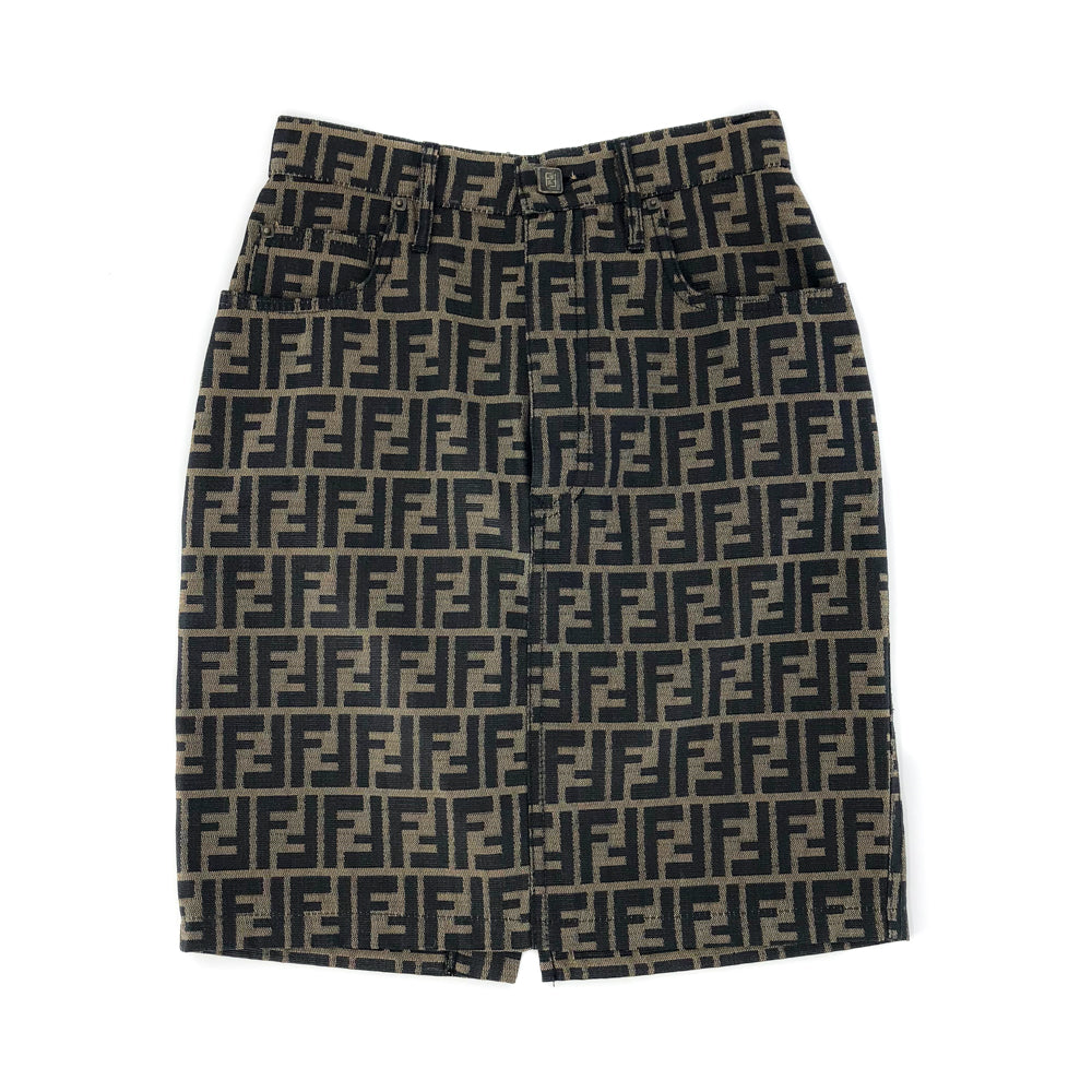 Fendi monogram skirt shop