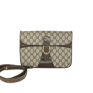Vintage GG Monogram Clutch with Strap and Gold Hardware