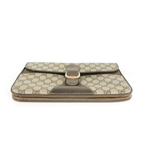 Vintage GG Monogram Clutch with Strap and Gold Hardware
