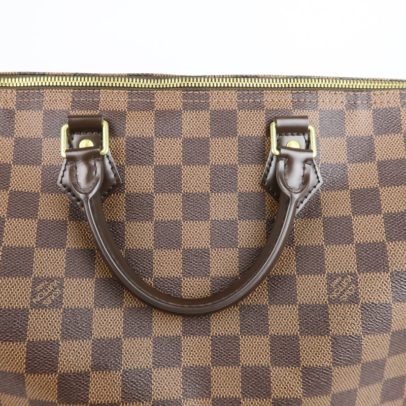 Speedy 35 Bandouliere Damier Ebene Leather