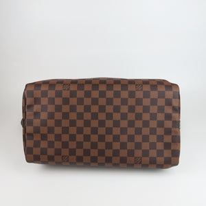 Speedy 35 Bandouliere Damier Ebene Leather