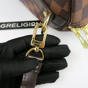 Speedy 35 Bandouliere Damier Ebene Leather