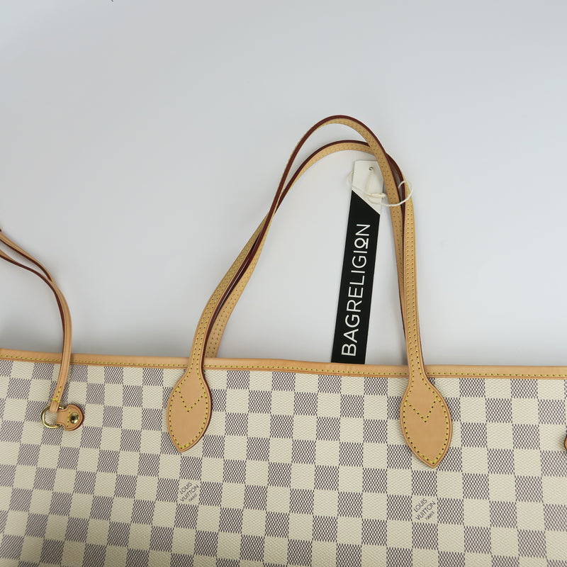 Neverfull GM Damier Azure Canvas