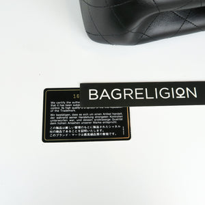 Jumbo Double Flap in Black Lambskin with GHW
