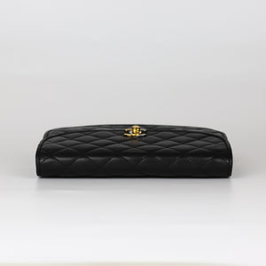Semi-Circle Black Quilted Lambskin Paris Limited Edition