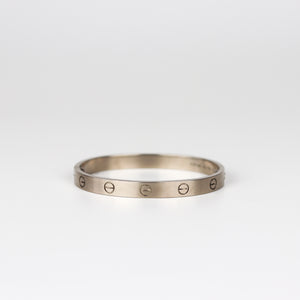 Love Bracelet White Gold Size 16