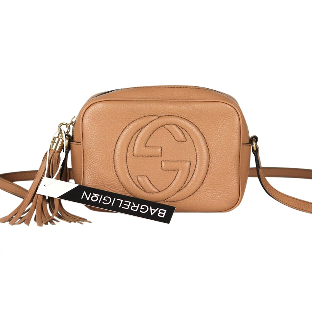 Gucci Soho Disco Bag in Rose Beige Leather — UFO No More