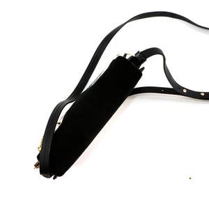Small Faye Satchel in Black