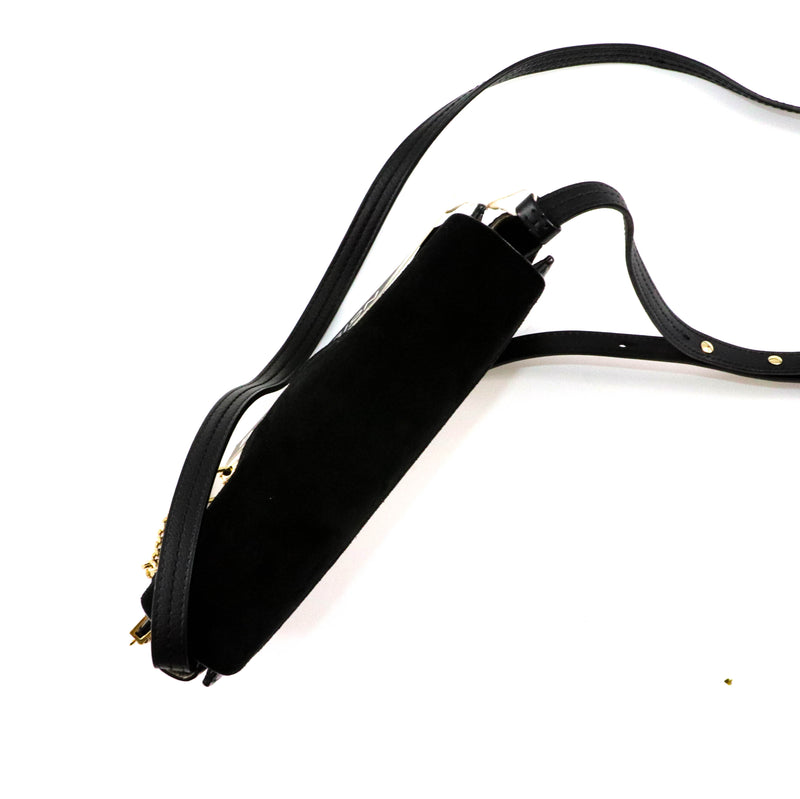 Small Faye Satchel in Black