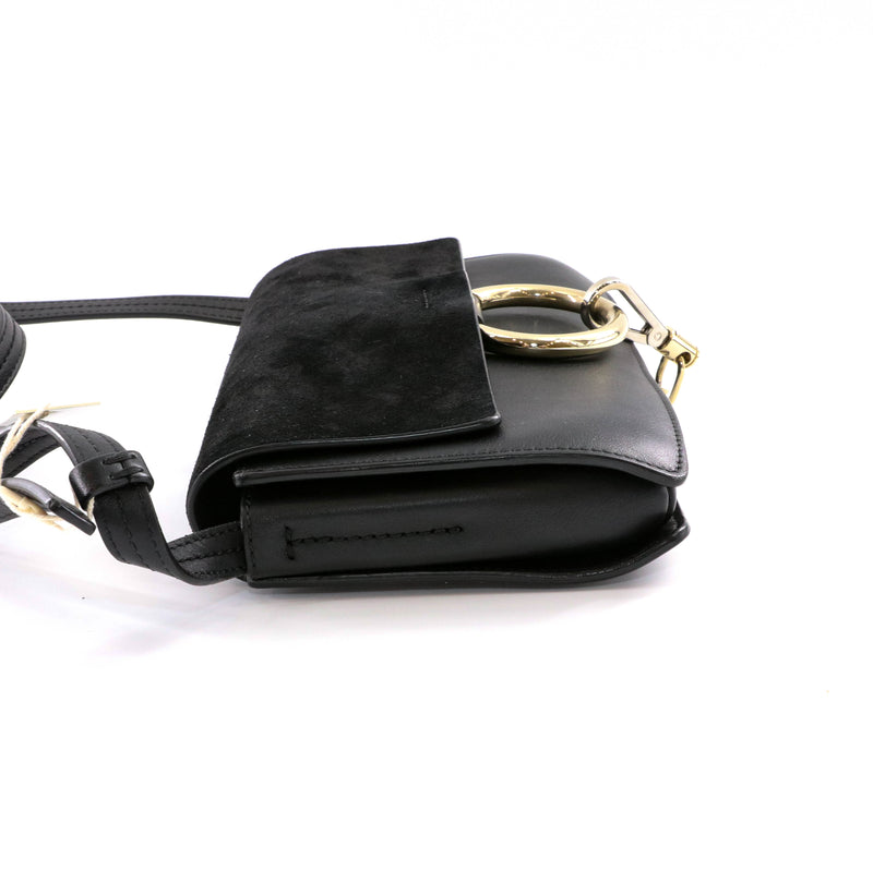 Small Faye Satchel in Black