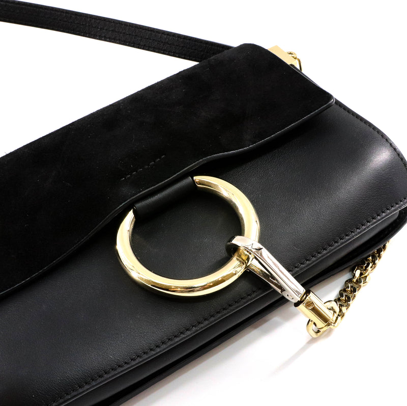 Small Faye Satchel in Black