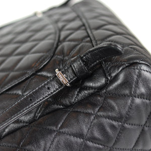 Black Quilted Urban Spirit Lambskin Large Backpack SHW