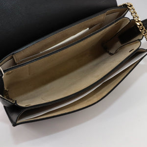 Small Faye Satchel in Black