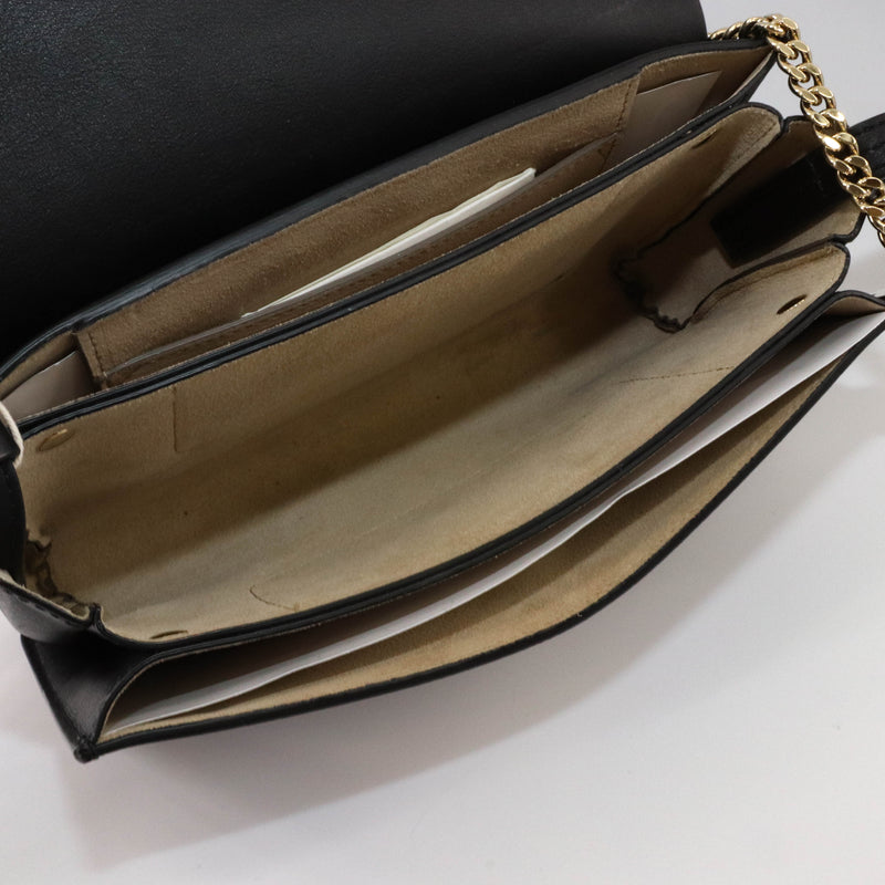 Small Faye Satchel in Black