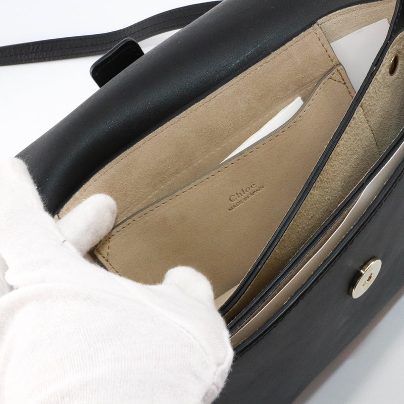 Small Faye Satchel in Black