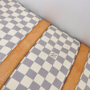 Damier Azur Canvas Keepall Bandoulière 45