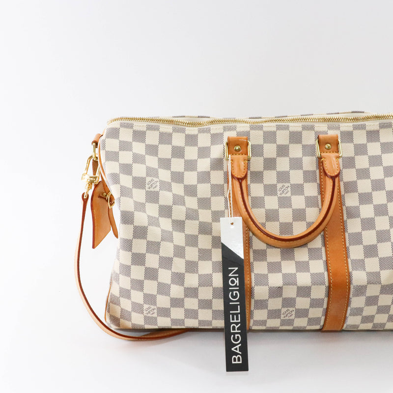 Damier Azur Canvas Keepall Bandoulière 45