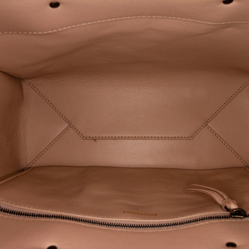 Balenciaga Shearling Papier A6 Fur Satchel