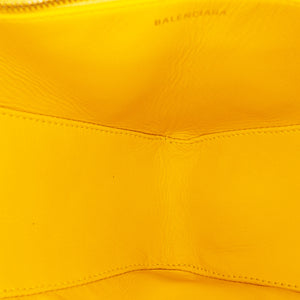 S Triangle Leather Duffle Bag Blue SHW