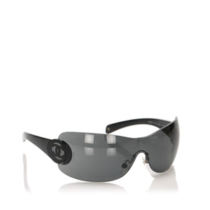 Rectangle Tinted Sunglasses Black SHW