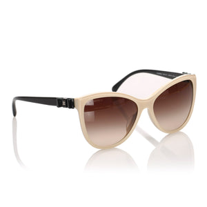 Cat Eye Tinted Sunglasses Brown