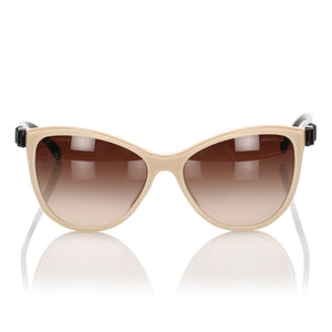 Cat Eye Tinted Sunglasses Brown