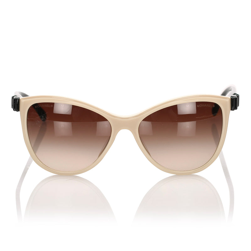 Cat Eye Tinted Sunglasses Brown