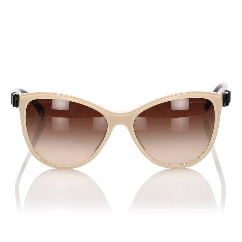 Cat Eye Tinted Sunglasses Brown