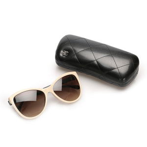 Cat Eye Tinted Sunglasses Brown