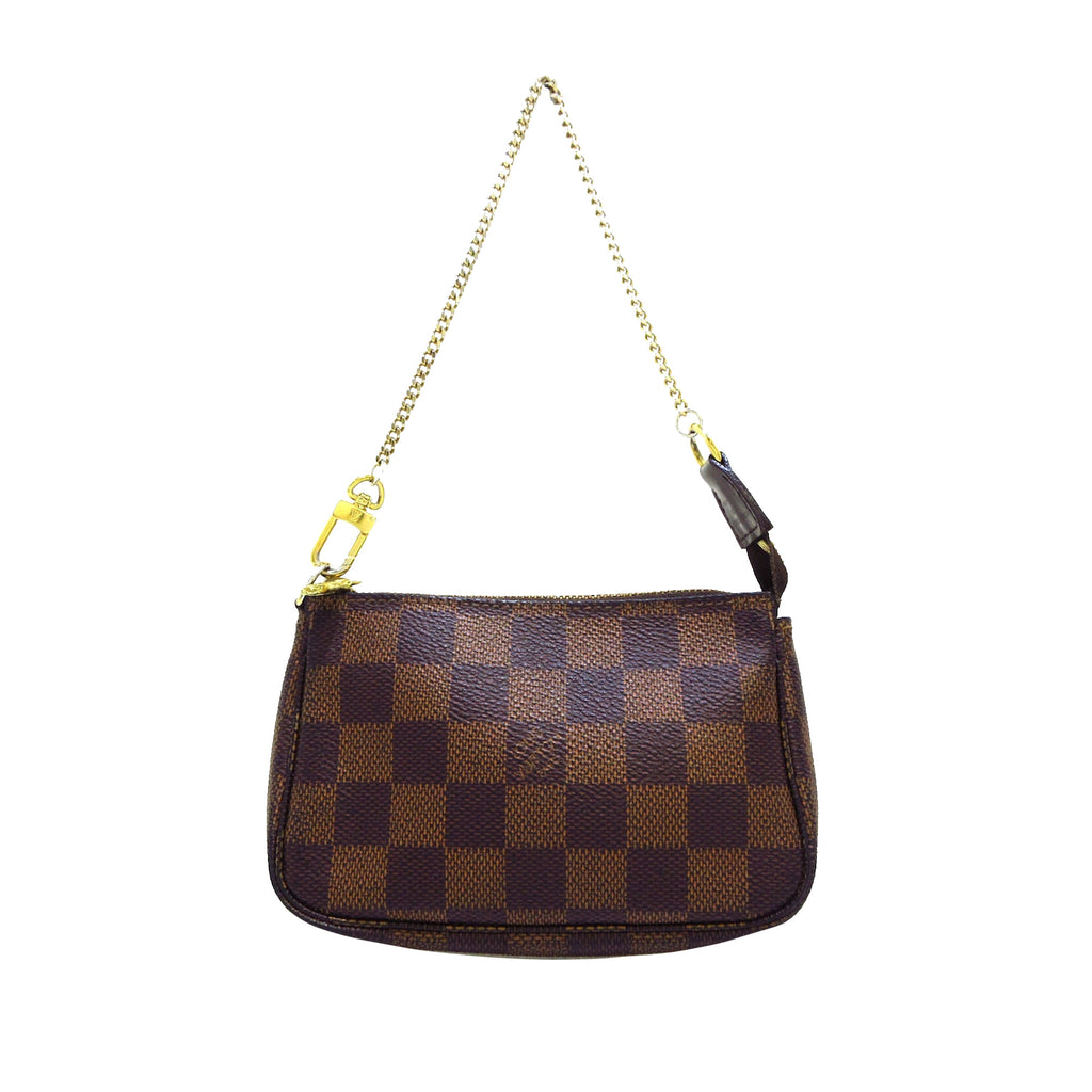 Damier Ebene Mini Pochette Accessoires Brown - Bag Religion