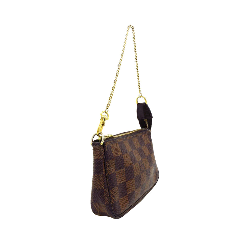 Louis Vuitton // Brown Damier Ebene Mini Pochette Accessoires Bag