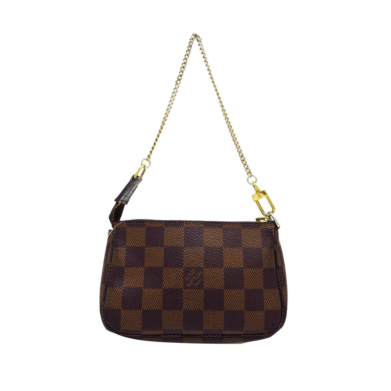 Damier Ebene Mini Pochette Accessoires Brown - Bag Religion