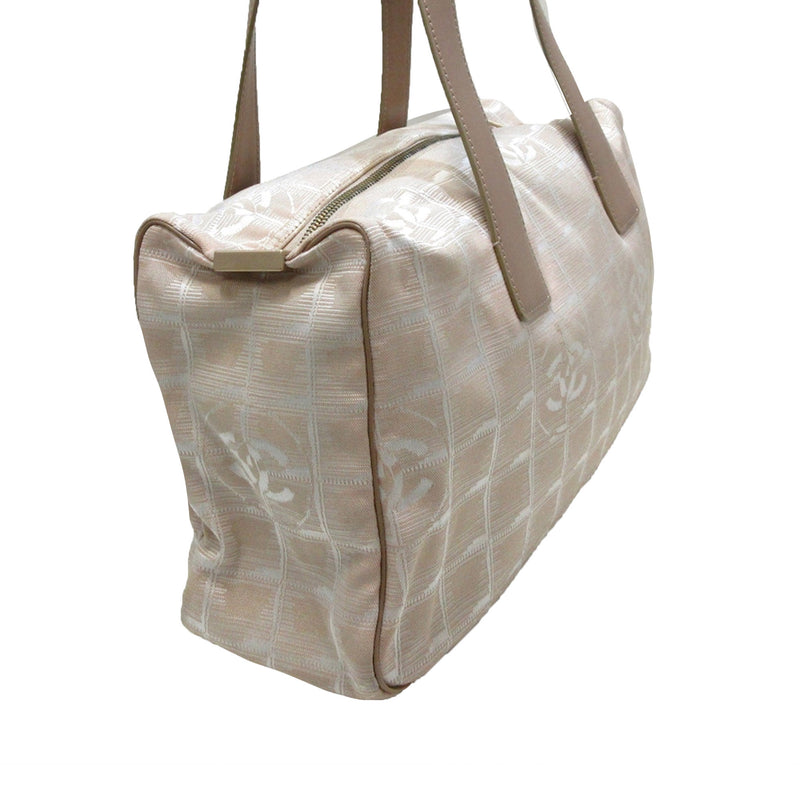 Chanel New Travel Line Canvas Handbag Brown